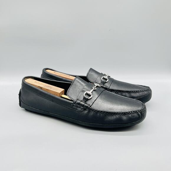 Cole Haan Shoes Mens 13 Black Leather Bit Driving Moc Loafers Casual Comfort main image 11